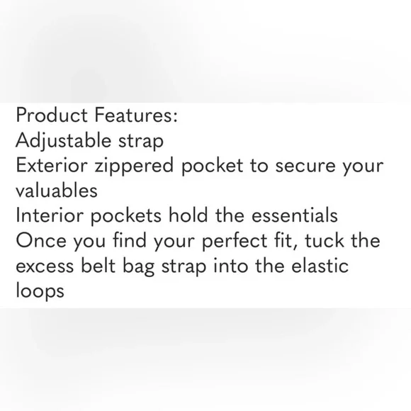 NWT/Rare - Lululemon Leather Alternative Everywhere Belt Bag - Gold Hardware 1L - Picture 12 of 14